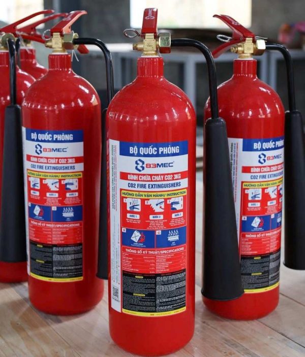 Bình cứu hỏa CO₂ MT3 Bộ Quốc Phòng post image