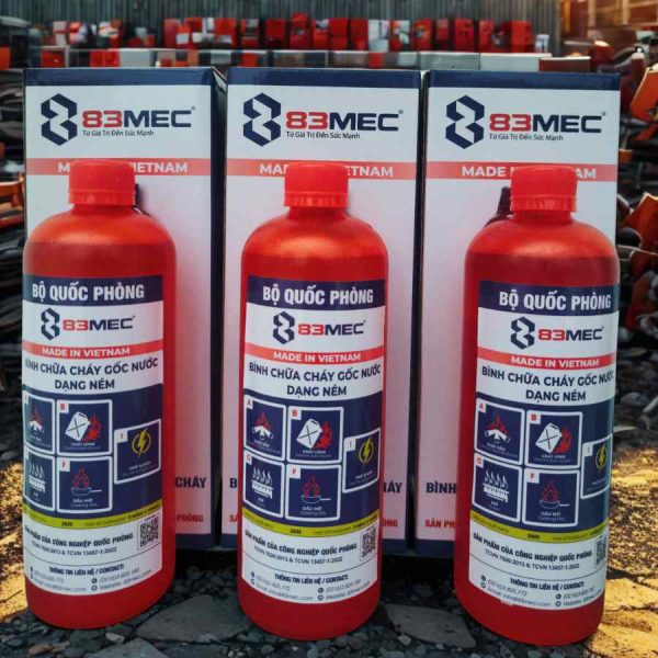 Bình cứu hỏa gốc nước dạng ném Bộ Quốc Phòng post image