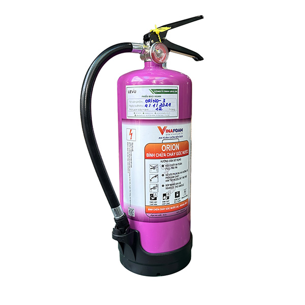 Bình cứu hỏa gốc nước Orion Vinafoam Việt Nam 1L, 3L, 6L, 9L post image