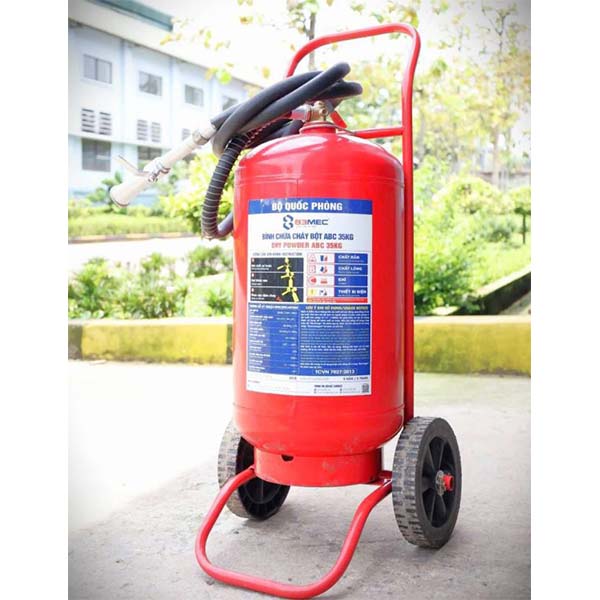 Bình cứu hỏa bột ABC 35kg xe đẩy Bộ Quốc Phòng post image